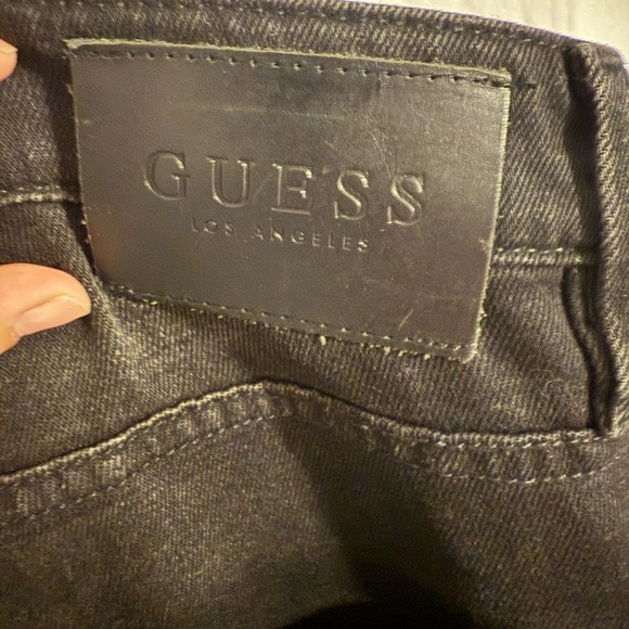 Guess Black Distressed Denim Jeans - Picture 5 of 8